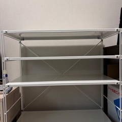 無印　スチールユニットシェルフ