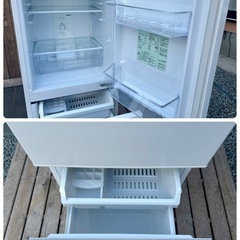 【美品 洗浄クリーニング済】2020年 2ドア冷凍冷凍庫 126ℓ AQUA AQR-E13J(W)【PayPayお支払い出来ます】の画像
