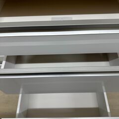 ジモティ来店特価!!　食器棚　松田家具　ホワイト　　J-250468の画像