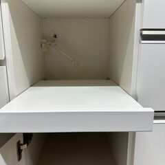 ジモティ来店特価!!　食器棚　松田家具　ホワイト　　J-250468の画像