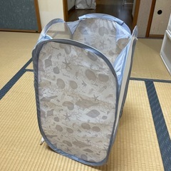 【無料】スリーコインズ　洗濯物入　ランドリーボックス　