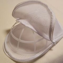 野球帽他キャップ型崩れ防止フレーム付き洗濯ネットの画像