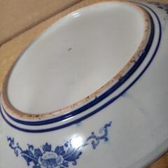 ★ツゲ皿  大皿  約36cm  昭和レトロ  の画像