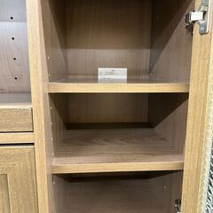 ジモティ来店特価!!　キッチンカウンター　不二貿易　ブラウン　　J-250472の画像