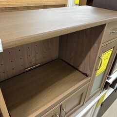 ジモティ来店特価!!　キッチンカウンター　不二貿易　ブラウン　　J-250472の画像