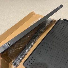 ニトリ　突っ張り棚 (アルゴス)　ブラック　の画像