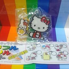 ◆サンリオ◆【新品未開封】サンリオキャラクターズ カラフル アクリルキーホルダー ハローキティの画像