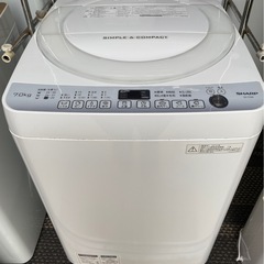 名古屋市内配達設置対応可能 シャープ全自動洗濯機7.0kg