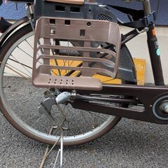 ママチャリ　チャイルドシート付　26インチ　オートライト　内装3段変速の画像