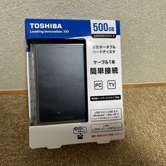 ポータブルハードディスク500GB