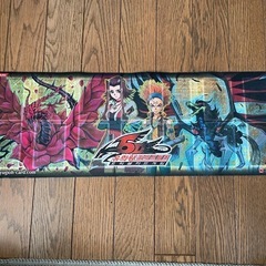遊戯王5D's 十六夜アキ＆クロウホーガン ハーフプレイマットの画像
