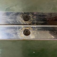 コーナー用キッチン収納（ステンレス）の画像