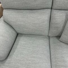 ジモティ来店特価!!　2人掛けソファー　グリーン　　J-250480の画像