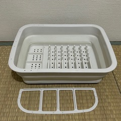 食器干し用バスケット折り畳み式　差し上げますの画像