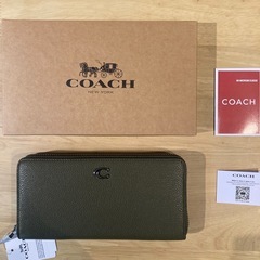 COACH 2023新作 コーチ 長財布 メンズ レディース 金運開運財布