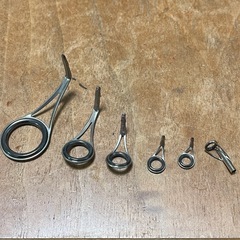 シマノ　Fuji sicガイド　中古ロッドから取り外し