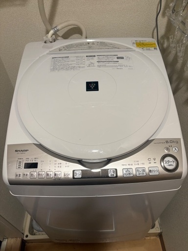 SHARP 洗濯機 ES-TX8FKS 8.0kg (やまもー) 蟹江の生活家電《洗濯 SHARP 洗濯機 ES-TX8FKS 8.0kg (やまもー) 蟹江の生活家電《洗濯