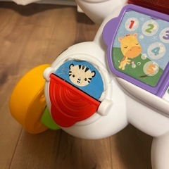 手押し車　おして! しまうまくんのバイリンガル・ウォーカー【6~36カ月】【赤ちゃん おもちゃ】【知育・英語・外国語】歩行器　手押し車  フィッシャープライス  牛の画像