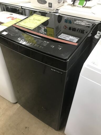【ジャングルジャングル石津店】アイリスオーヤマ IAW-T605BL　2021年式 洗濯機　6kg　ガラストップ　ブラック　新生活　堺市　石津