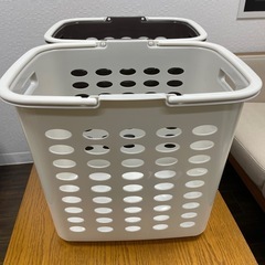 ランドリーバスケット　２個セット　美品の画像