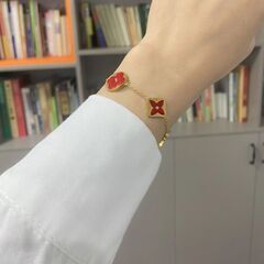 [LENNON  LEE] ブレスレット レディース 四つ葉のク...