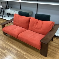 【トレファクマーケット久喜店】karimoku　2人掛けソファー...
