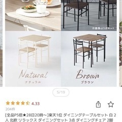 ダイニング用チェアの画像