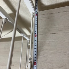 突っ張り壁面収納Nポルダ(幅80cm ホワイトウォッシュ) 2組の画像