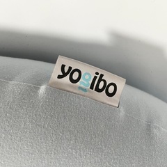 【美品】ヨギボー ビーズクッション Yogibo Support ペールブルー の画像