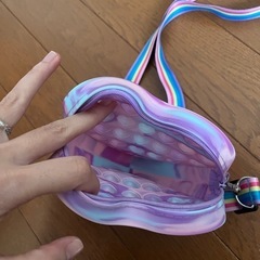 ハート型　プッシュポップショルダーバッグの画像