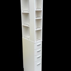鏡面すきま収納タオルストッカーの画像