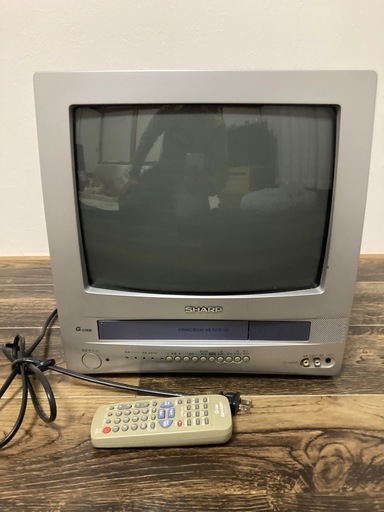 格安新品  SHARP (アンドゥー ブラウン管VHS テレビデオ VT-14GH5 シャープ テレビ