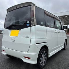 走行10万キロ台！快適なターボ☆月々9千円〜分割払い可❗️ 車検2年付き！【名義変更代込み】大人気☆スズキ パレットSW☆ Bluetoothナビ付き☆走行中DVD見れます☆便利なバックカメラ付き☆両側電動スライドドア☆ドラレコ☆スマートキー☆フルオートエアコン☆純正アルミ☆事故修復歴無し☆そのまま乗って帰れます‼️の画像