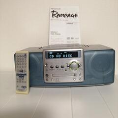ケンウッドMDステレオシステムRAMPAGE、ソニーポータブルM...