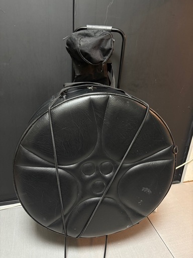 スティールパン（ローテナーパン）&ケース＋スタンド、譜面台、マレット、台車セット スティールパン（ローテナーパン）&ケース＋スタンド、譜面台