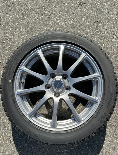 215/50R17　ブリヂストンIP2　JPスタイルホイールセット　最短翌日発送 ブリヂストン IP2 215/50R17 4本 バリ溝