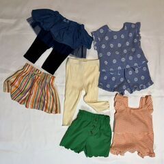 ヨッシーぬいぐるみ＆新品 SHEIN 子ども服 6点セット　80ｃｍ他　の画像