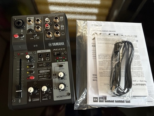 YAMAHA AG03MK2 (神無月) 東加古川のエフェクター、PA機器の中古 YAMAHA AG03MK2 (神無月) 東加古川のエフェクター、PA機器の中古