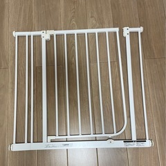 日本育児 ベビーズゲート　ホワイト 拡張フレーム付