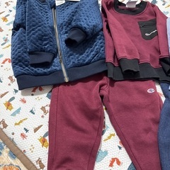 子供用服　チャンピオン　セットアップ　ドレス　ブルゾンの画像