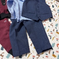 子供用服　チャンピオン　セットアップ　ドレス　ブルゾンの画像