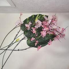 造花　桜　グリーンの画像