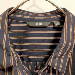 UNIQLO　ストライプシャツ　レディースLの画像