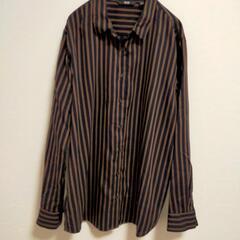 UNIQLO　ストライプシャツ　レディースL