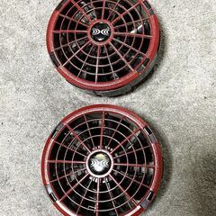 空調服 18V専用ワンタッチファン 4個　BT23211バッテリー2個　中古セットの画像