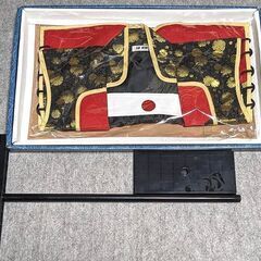 子どもの日■端午の節句★源氏兜飾り★漁火＆陣羽織付豪華３点セット◎初節句お祝い着◎の画像