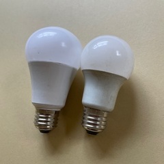 LED作業灯電球2つの画像