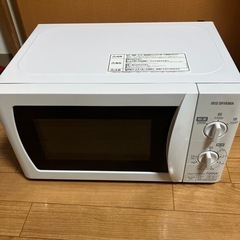 電子レンジ　2017年製　アイリスオーヤマ　IMB-T172-5　の画像