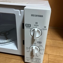 電子レンジ　2017年製　アイリスオーヤマ　IMB-T172-5　の画像