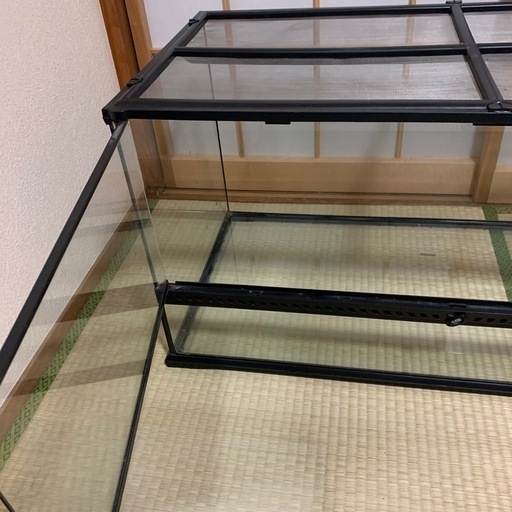 中古品‼️美品爬虫類ガラスケージ90✖️45✖️45